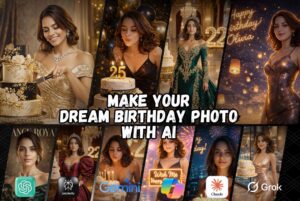 Elegant Birthday Portrait Prompts for Women - Copy & Paste Prompts