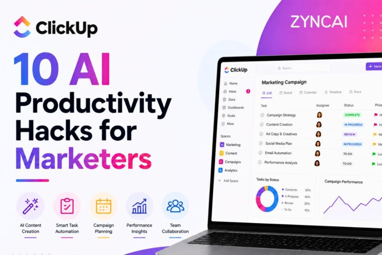 ClickUp AI Productivity Hacks for Marketers