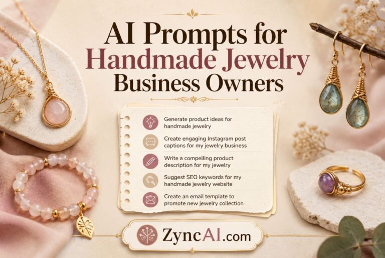 AI Prompts for Handmade Jewelry Business Owners