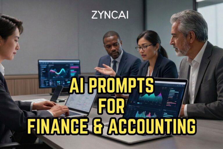 AI Prompts for Finance & Accounting