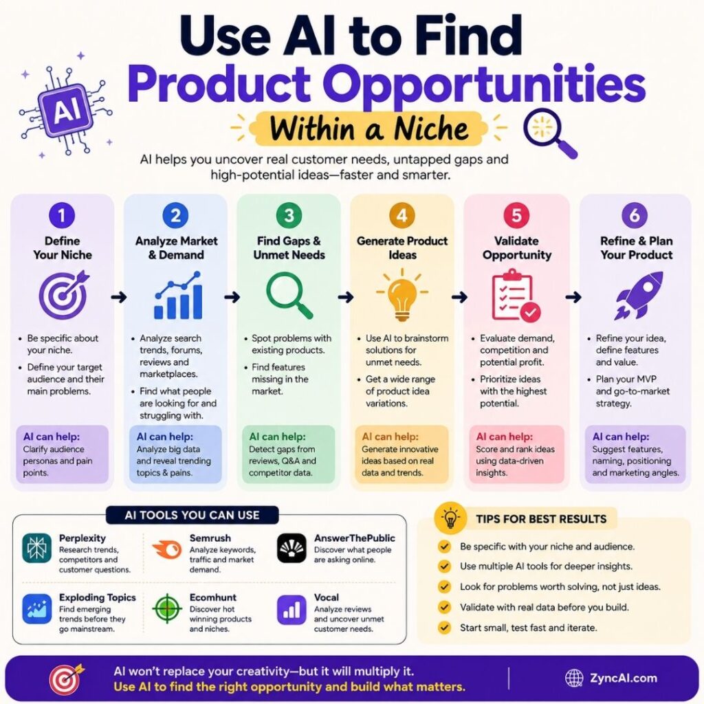 Use AI to Find Product Opportunities Within a Niche