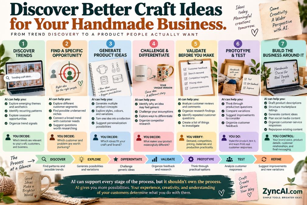 How AI Can Help Handmade Crafters Discover Trending Ideas